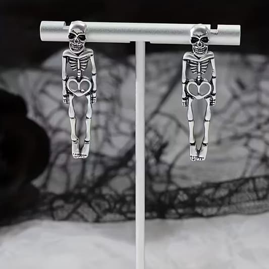 Øreringe: Skelet "Rockwear Collection"