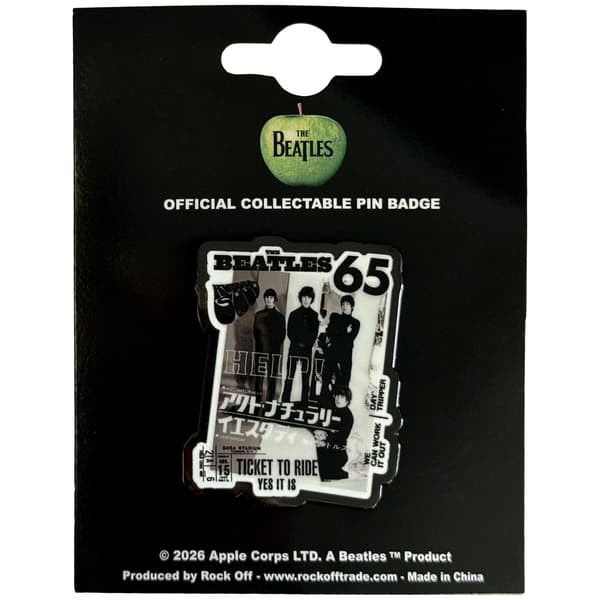 The Beatles Pin Badge: 1965