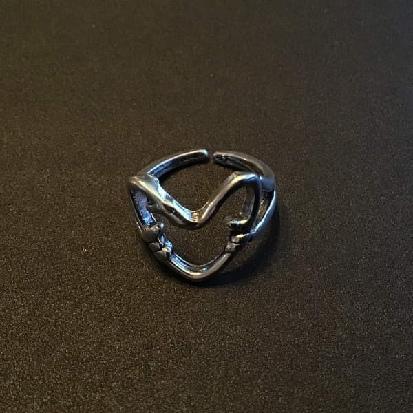 Ring: Hjärta "Rockwear Collection"