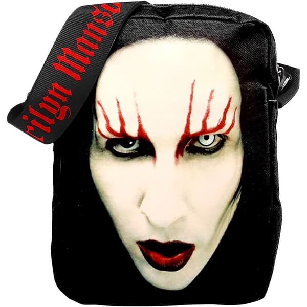 Marilyn Manson Crossbody Bag: Red Lips