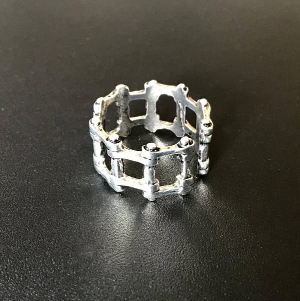 Ring: Skelettben "Rockwear Collection"