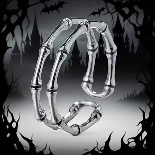 Ring: Skelettben "Rockwear Collection"