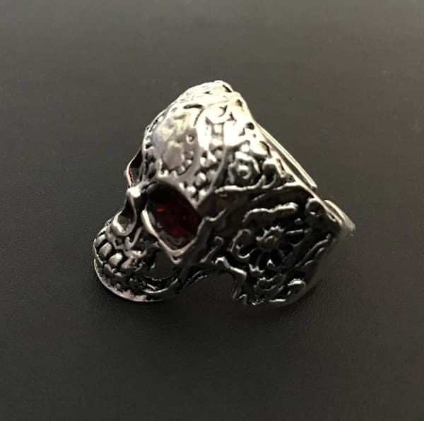 Ring: Dödskalle "Rockwear Collection"