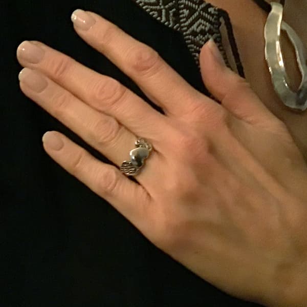 Ring: Hjärta med vingar "Rockwear Collection"