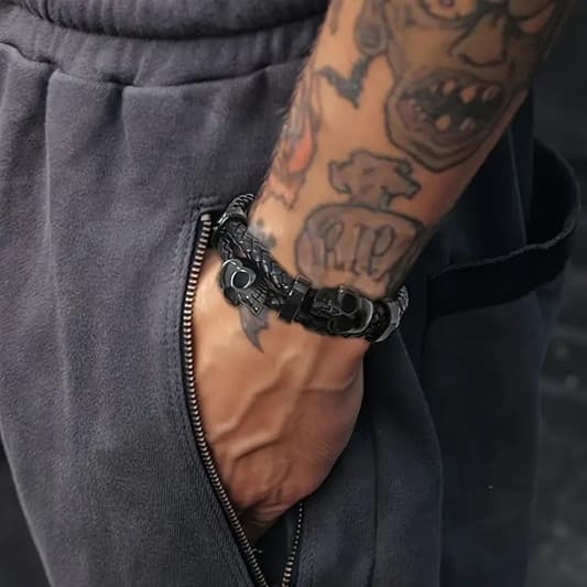 Armbånd: Skulls "Rockwear Collection"