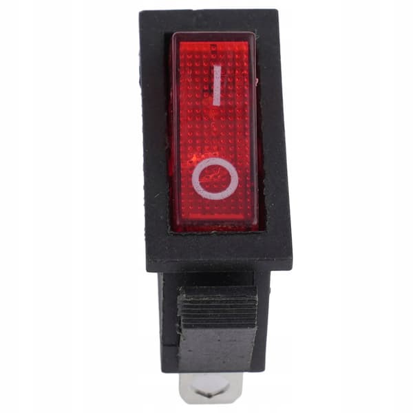 Vippeafbryder KCD3 – 15A 250V | Belyst | 3 ben | 2 positioner ON-OFF | Til elapparater