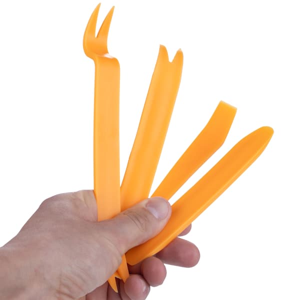 Værktøjssæt til Fjernelse af Bilclips 6 Dele – Ergonomisk Design | Holdbart Plast | Til Panel og Interiør