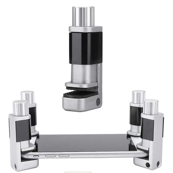 LCD Skärmklämma 2-Pack – Precisionsverktyg för Montering | Gummiskydd | Max 15mm