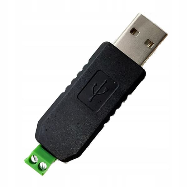 USB till RS485 konverterare CH340 – 6 Mbps | Terminalblock | Stöder Modbus, PLC | Kompatibel med Windows, Linux