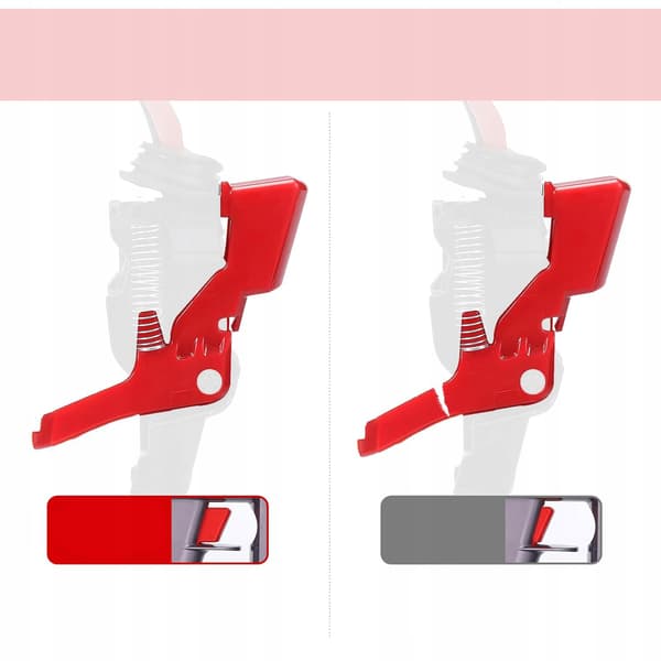 RedSwitch Pro DS-V8 Trigger – Reservedel til Dyson V8 SV12 | 14 cm | Forstaerket Konstruktion | Nem Montering