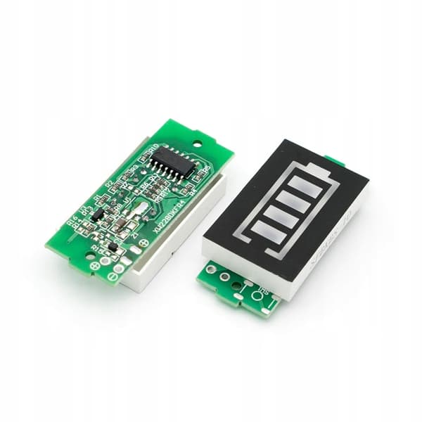 Batteriindikator 18650 1S til 8S – LED Display | 5 Niveauer | Til Li-Ion Celler