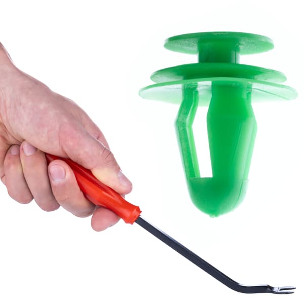 Værktøjssæt til Fjernelse af Bilclips 6 Dele – Ergonomisk Design | Holdbart Plast | Til Panel og Interiør