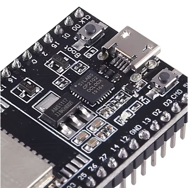 ESP-WROOM-32U DevKitC – WiFi og Bluetooth | 32 GPIO | U.FL Antenne | 4MB Flash | Arduino IDE | IoT