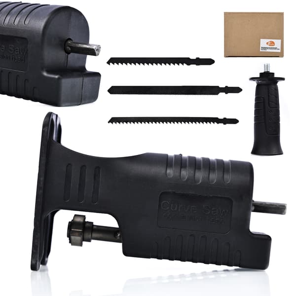 Sabelsåg Adapter för Borrmaskin – 3 Blad | Multimaterial | Kompakt Set