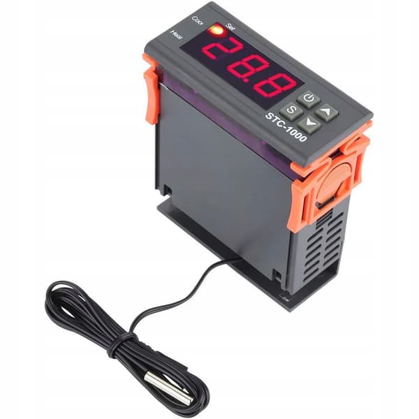 Digital Temperaturstyring STC-1000 – LED Display | -50°C til 110°C | Vandtaet Probe 1m