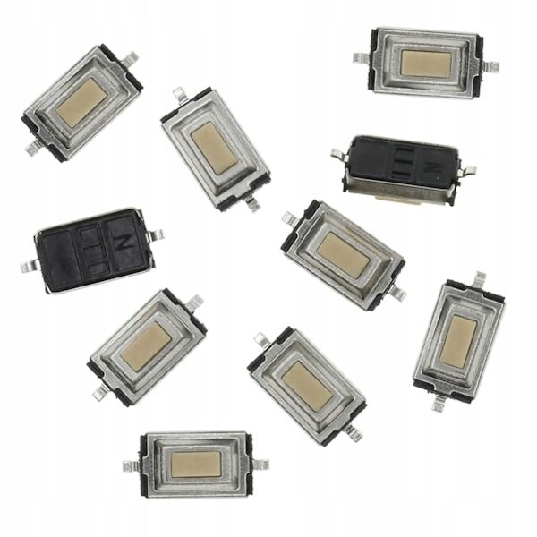 Tact Switch SMT monostabil – Kompakt 3x6x2,5 mm | 10-pack | För PCB och ...