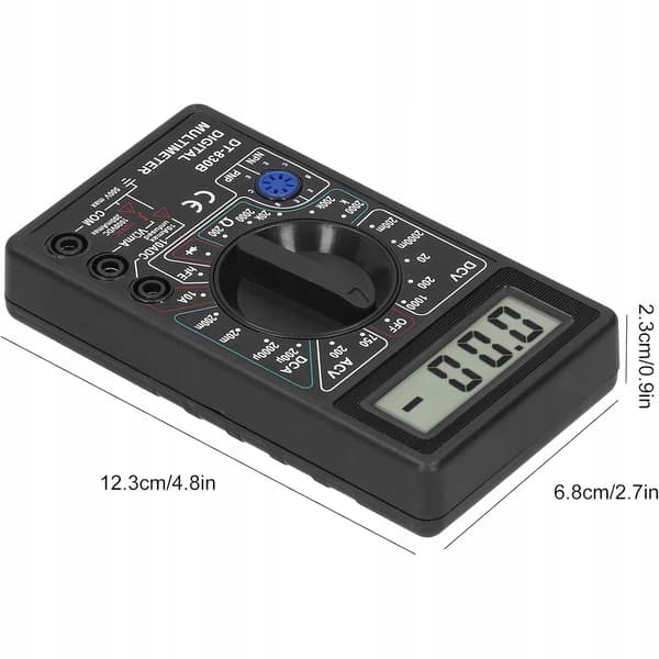 Digital Multimeter DT-830B – LCD Display | AC/DC Spanning, Strom, Modstand | Tester Dioder, Transistorer