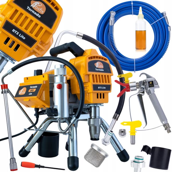 Fargspruta Tornado RT3 Lite – Kompakt Hydrodynamisk | 2000W Borstlos Motor | 3300 PSI | 2,2 L/min