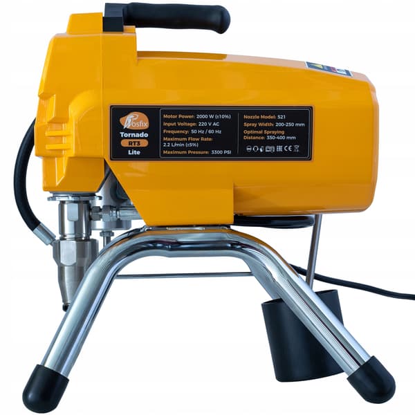 Fargspruta Tornado RT3 Lite – Kompakt Hydrodynamisk | 2000W Borstlos Motor | 3300 PSI | 2,2 L/min