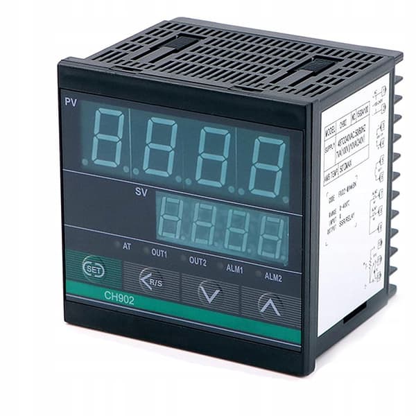 CH902 TempControl Panelmonteret Temperaturregulator – LED Display | 0–400°C | SSR/Relæ | Reservedel til REX C900