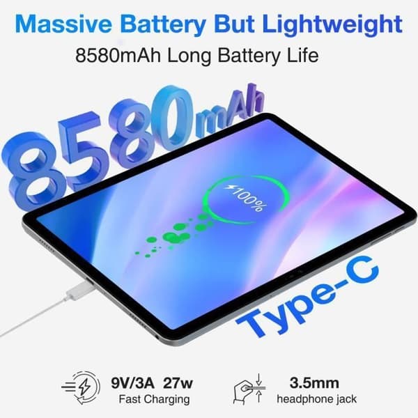DOOGEE T30 Pro PC 11 tums 2,5K Touch Tablet - Grå