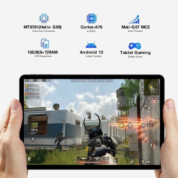 DOOGEE T30 Pro PC 11 tums 2,5K Touch Tablet - Grå
