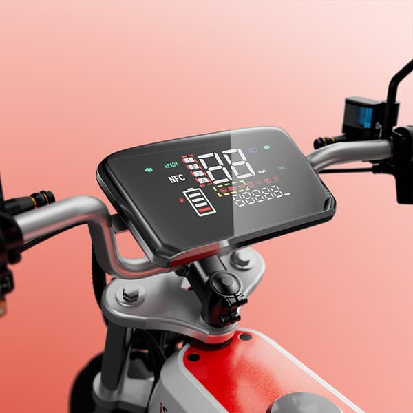 Iscooter DX5 PRO 2000W Elscooter - 100 km räckvidd, 60 km/h, NFC, TCS, Total säkerhet ✅