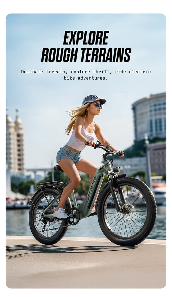 JOOBIKE JOO1 Elcykel - Kraftig, lang rækkevidde, ideel til bypendling.