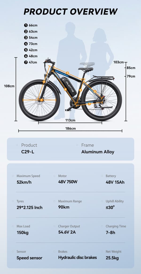 🚲 DUOTTS C29-L sähköpyörä