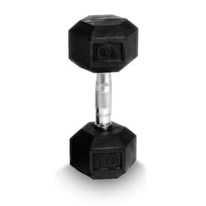 Hexhantel, gummi, 20 kg