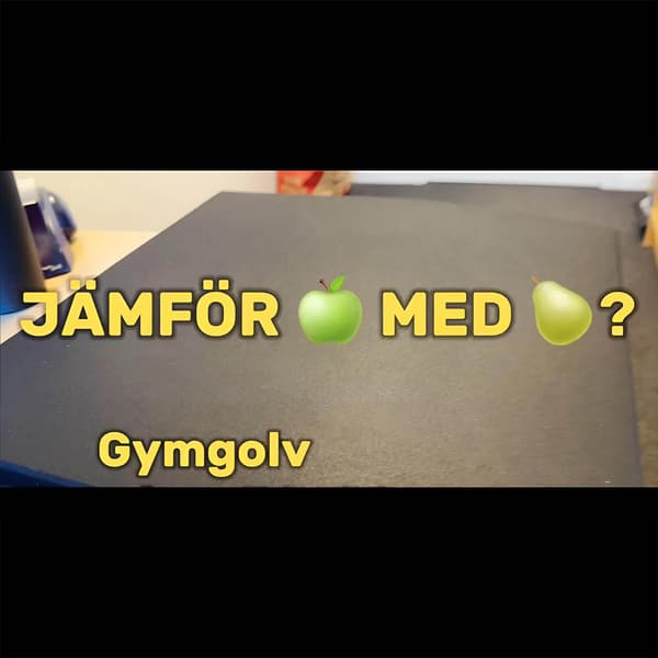 Gymgolv Premium, 10m² x 2 cm