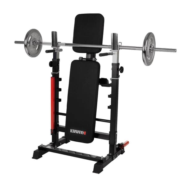 Treningsbenk Folding Bench & Barbell Rack Force 4.0