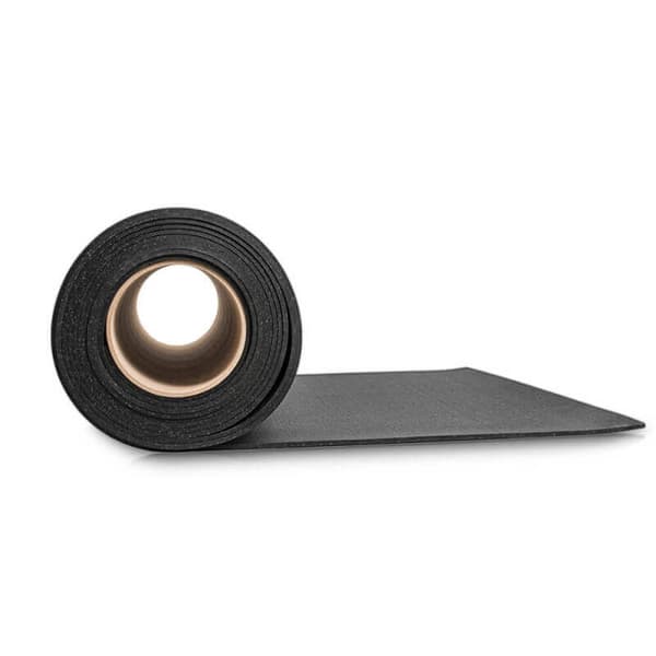 Gymgolv, svart/grå, 6 mm