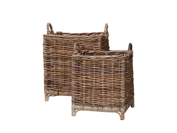 Rottingkurv Provence med håndtag Chic Antique