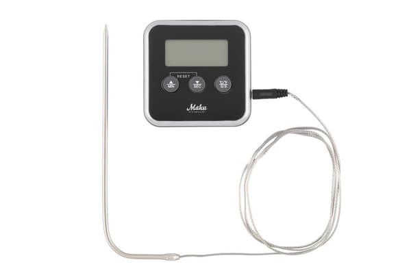 Digital Stektermometer 0–250 °C med Timer – Maku Kitchen Life