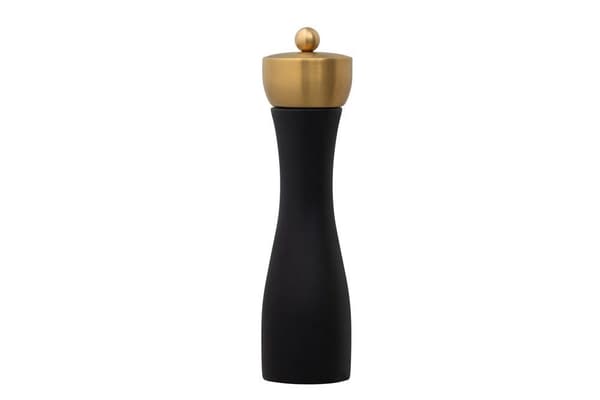 Festive krydderkværn sort/guld 20 cm – Maku Kitchen Life