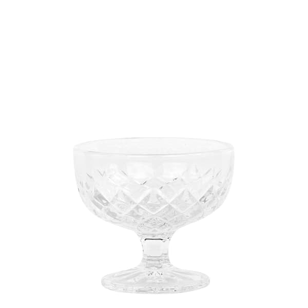Lorient Dessertskaal 6-pak med Diamantslibning | Chic Antique