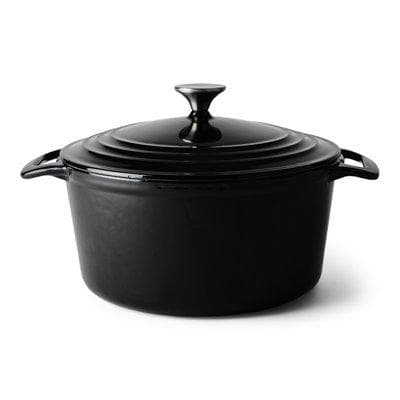 Valurautapata Emaloitu Musta 4 L Pyöreä Senso Kitchen