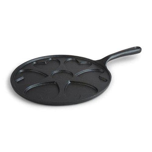 Pandekagepande Hjerter støbejern 23 cm