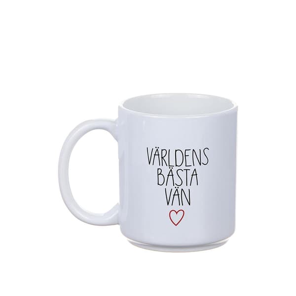 Krus Verdens Bedste Ven 3 dl – Gave til Bedste Ven