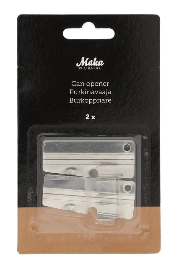 Dåseåbner i stål 2-pak Basic – Maku Kitchen Life