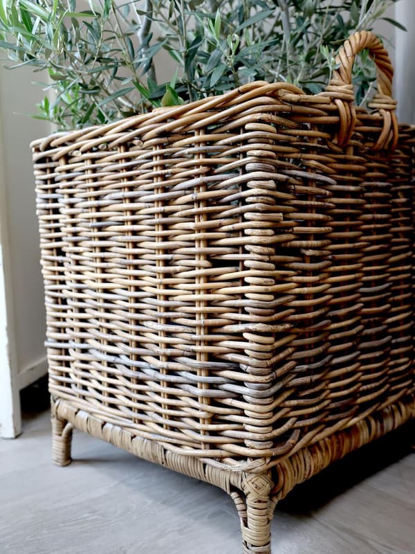 Rottinkikori Provence kahvoilla Chic Antique