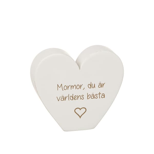 Bedste Bedstemor eller Bedstefar Stående hjerte