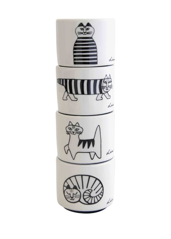 Äggkoppar Lisa Larson Cats 4-pack