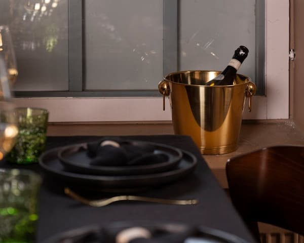 Vinkøler i rustfrit stål guld 4,5 L | Maku Kitchen Life