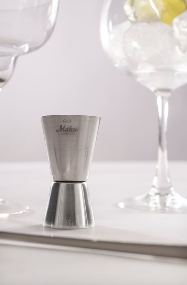 Måleglas Jigger 2 cl / 4 cl – Rustfrit Stål | Maku