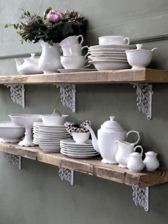 Provence Porslin Vit – Tallrikar &amp; Skålar | Chic Antique