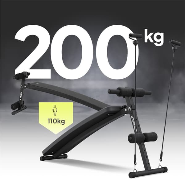 Zipro Lutad bänk Slant med expanders