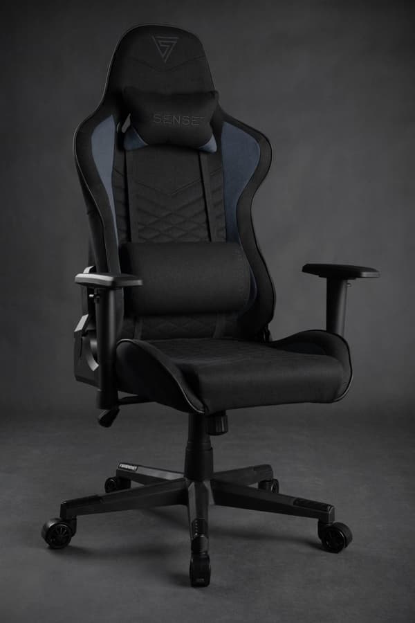 SENSE7 Spellcaster Tyg Gaming-stol Svart/Blå