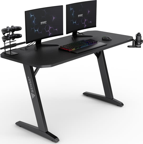 SENSE7 Nomad Basic gamingskrivbord 140x60 cm